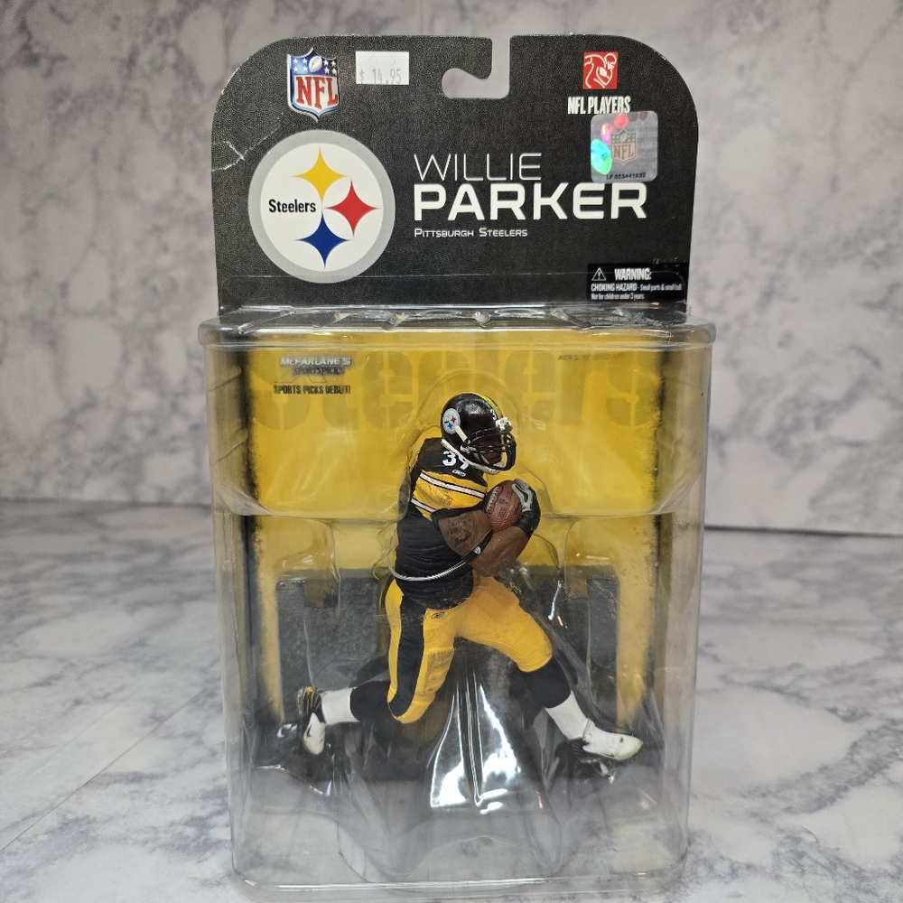 NFL Willie Parker Steelers McFarlane Action Figure